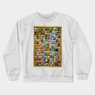 Music Buttons Badges Board Crewneck Sweatshirt